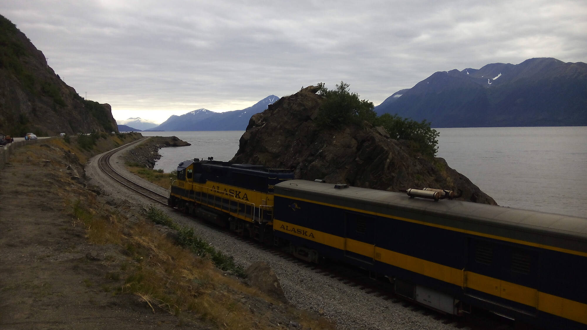 turnagain arm tour train sighting