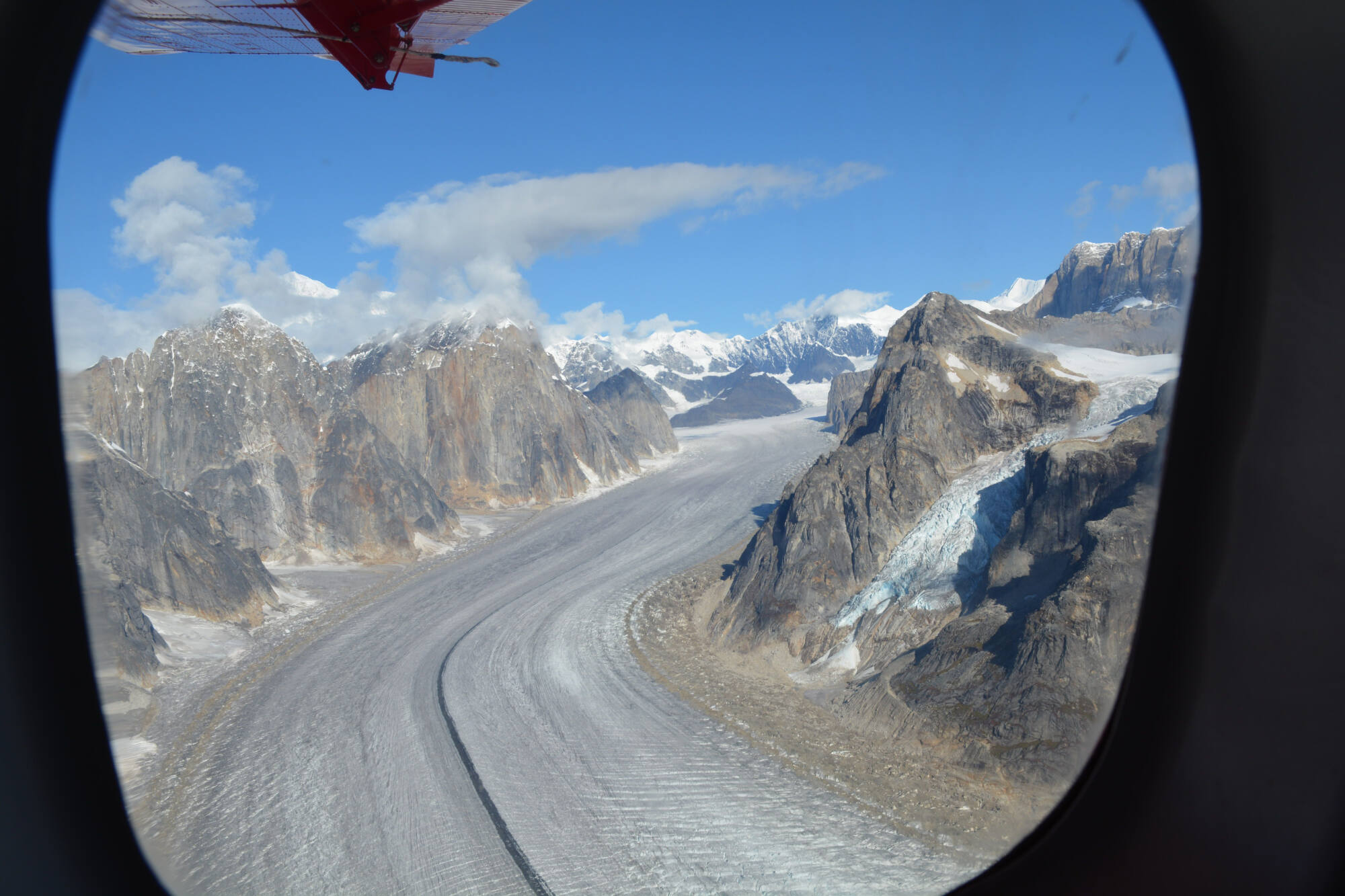 View from the alaska range flight tour