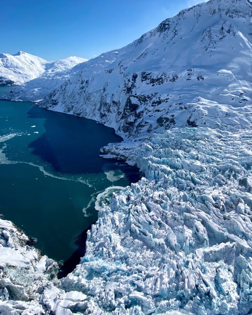 Incredible glacier views from Prince William Sound Helicopter Tour in Alaska