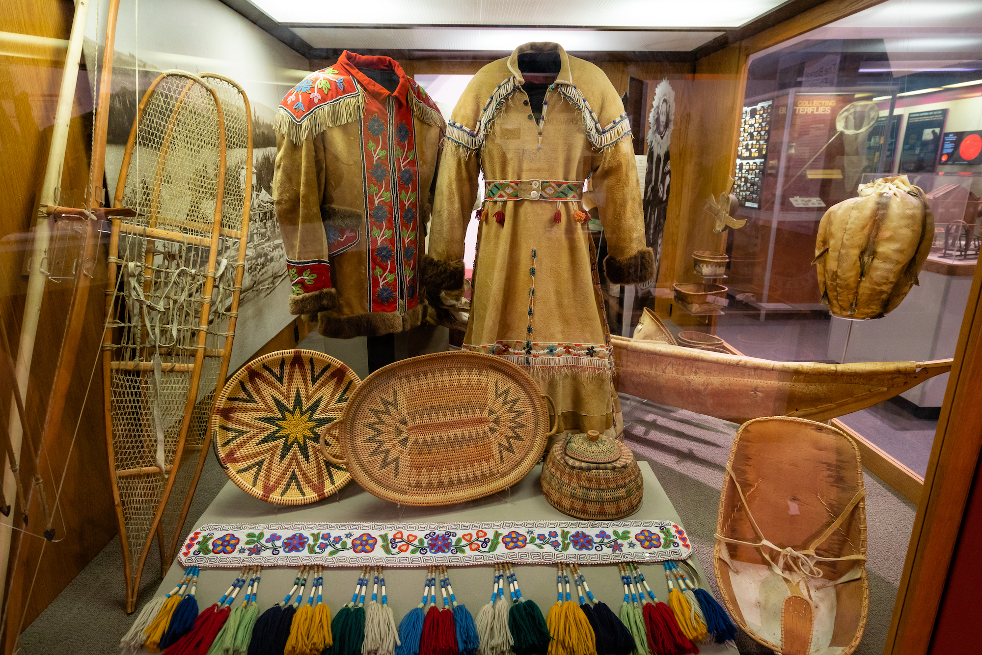 Athabascan cultural exhibit