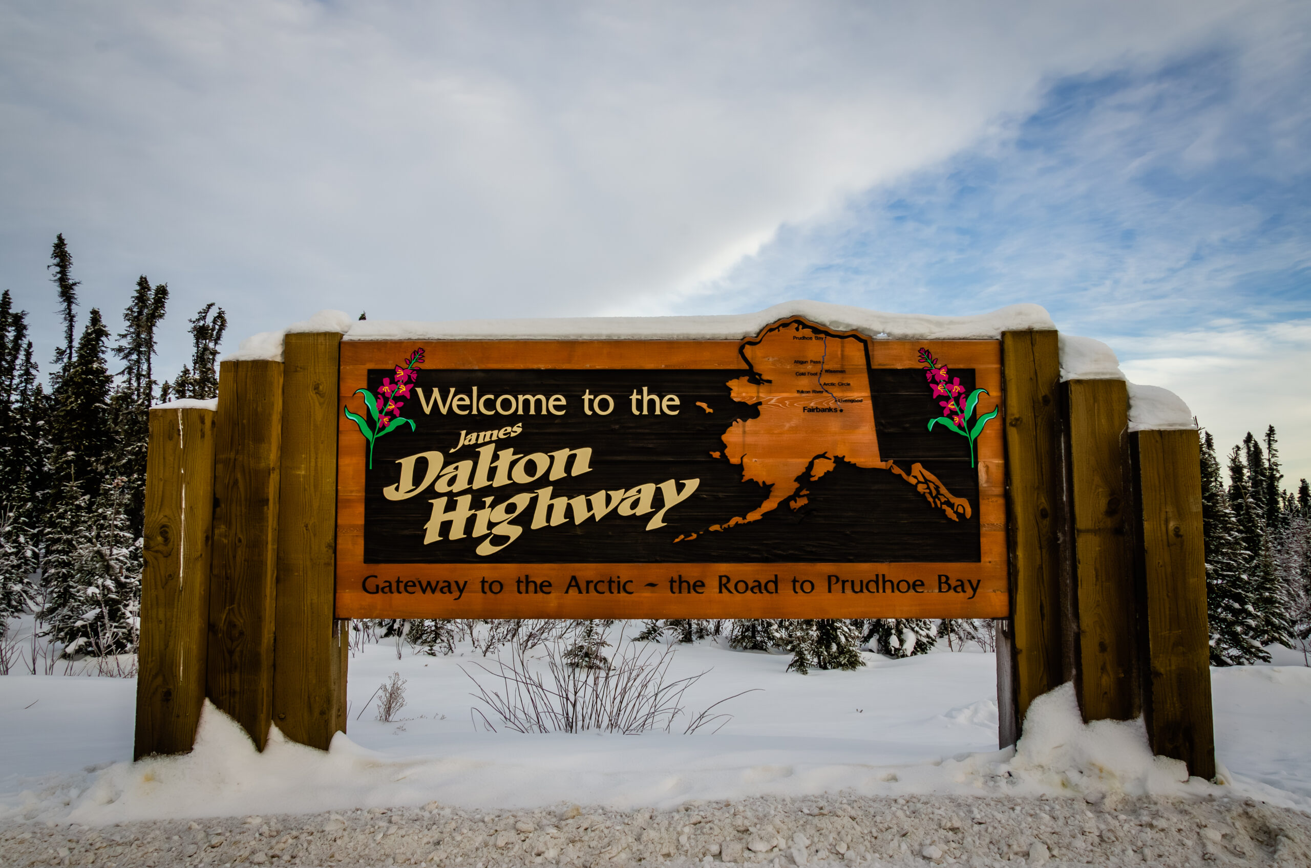 Dalton Highway in Alaska