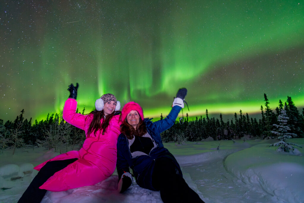 Fairbanks aurora tour during new moon