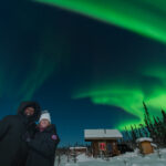 Fairbanks aurora tour during Waxing Gibbous