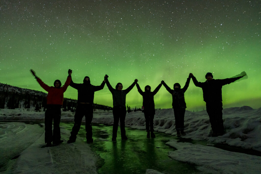 Chase the northern lights with your family