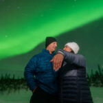 northern lights proposal in fairbanks, alaska