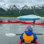 Spencer Glacier iceberg kayaking